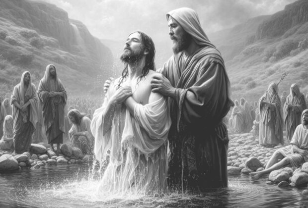 Jesus möter Johannes Döparen
