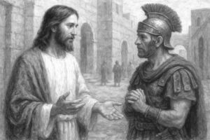 Jesus möter en romersk officer